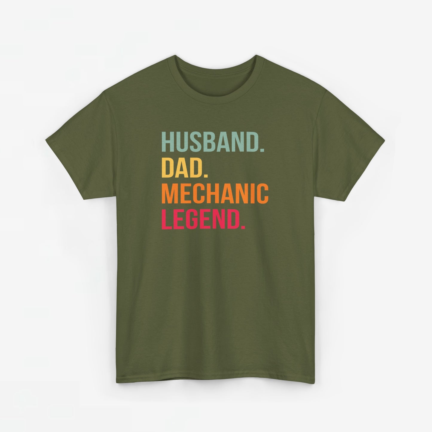 Vaderdag Papa Cadeau - T-shirt - Husband Dad Mechanic Legend - Oversized #46