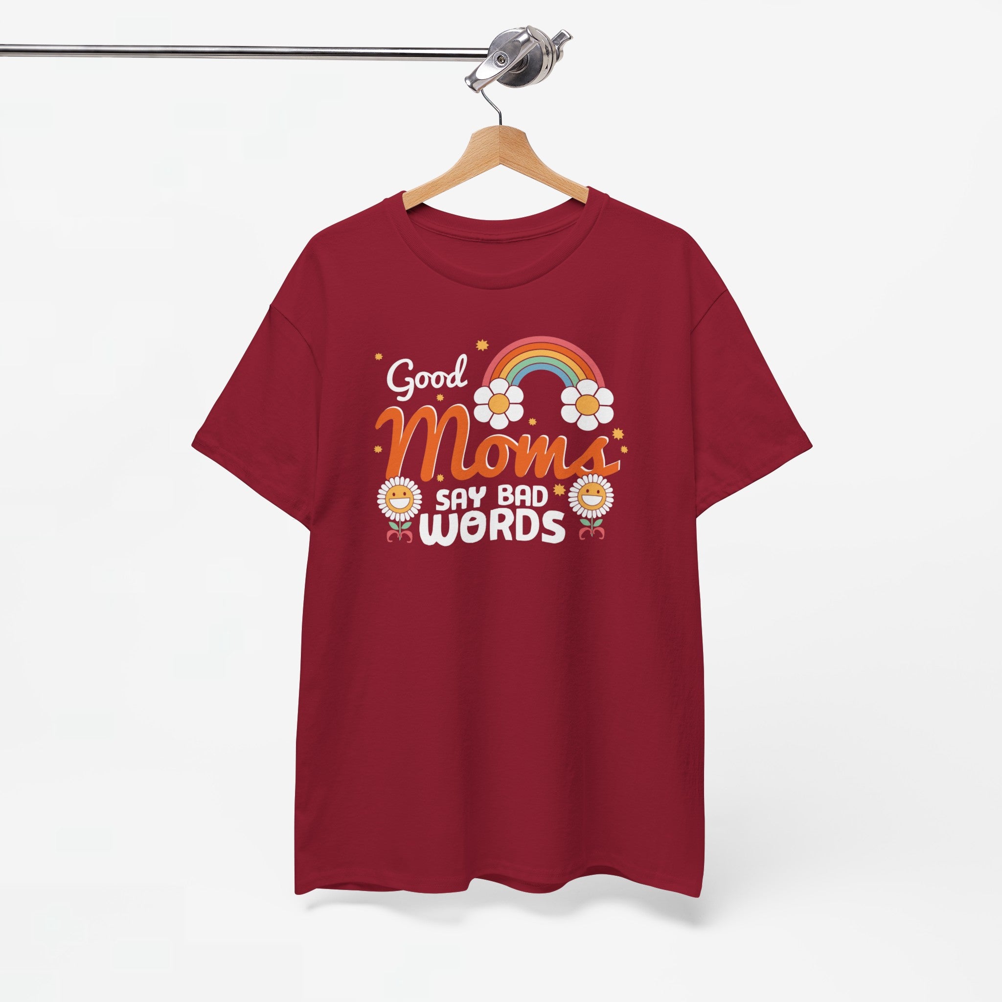 Moederdag Mama Cadeau - T-shirt - Good Moms Say Bad Words - Oversized - #38