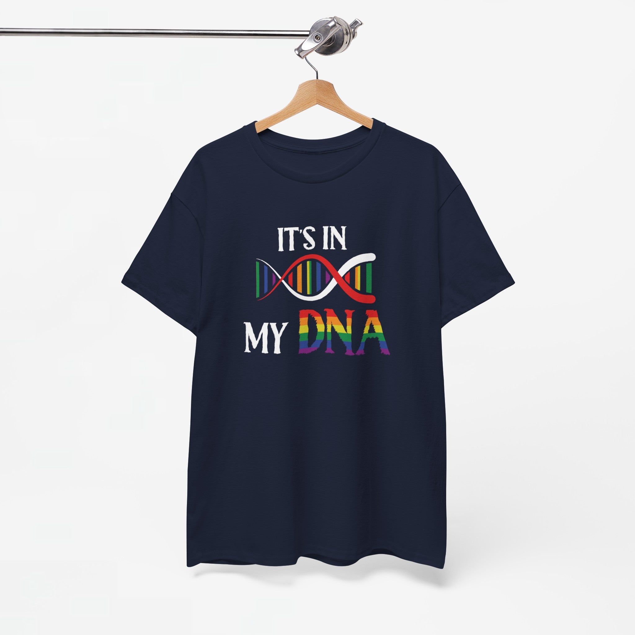 Gay Pride T-shirt - It's In My DNA - Oversized #48