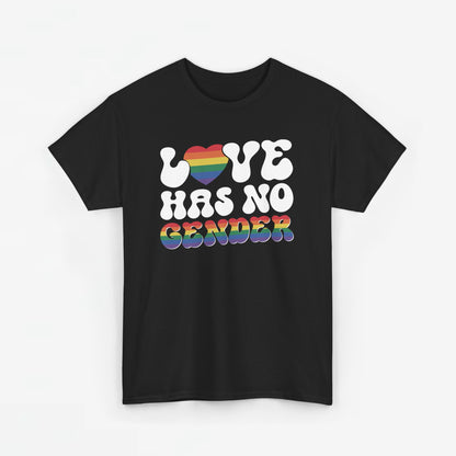 Gay Pride T-shirt - Love Has No Gender - Oversized #20