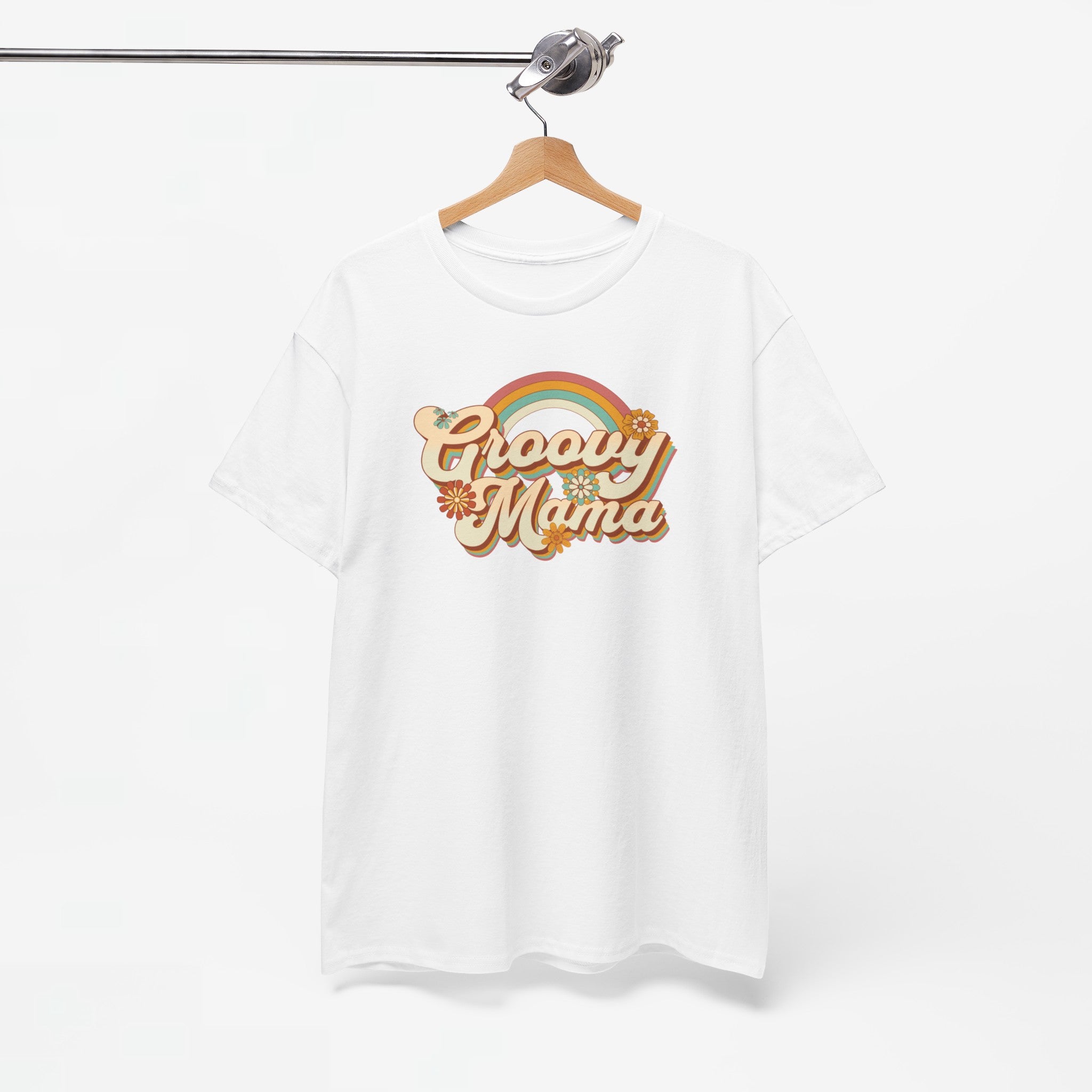 Moederdag Mama Cadeau - T-shirt - Groovy Mama - Oversized - #76