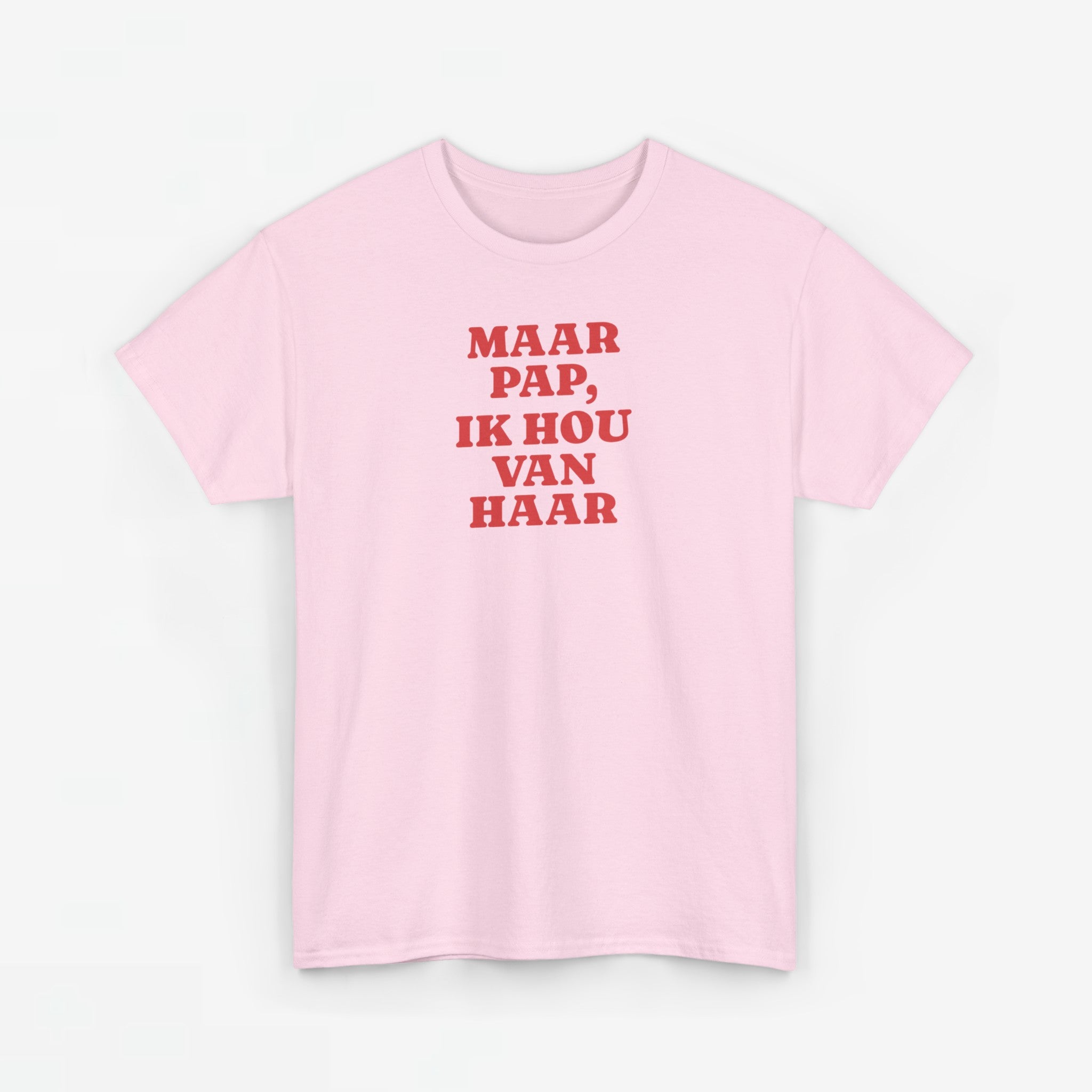 Gay Pride T-shirt -  Maar Pap, Ik Hou Van Haar - Oversized Tee