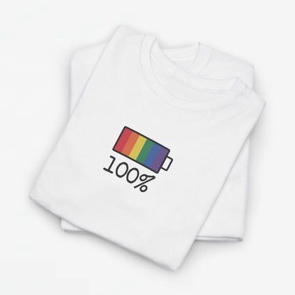 Gay Pride T-shirt - 100% Regenboog - Oversized #33