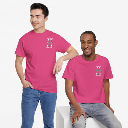 Gay Pride T-shirt - Skelet Echtpaar Till Death Do Us Part - Back Print - Oversized #74