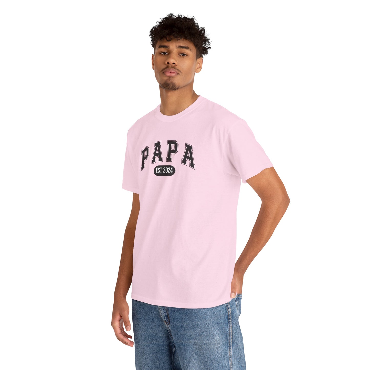 Gepersonaliseerde Vaderdag Papa Cadeau - T-shirt - Papa - EST [Jaar]