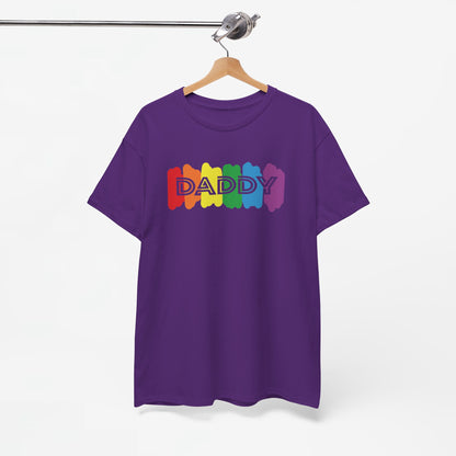 Gay Pride T-shirt - Regenboog Daddy - Oversized #64