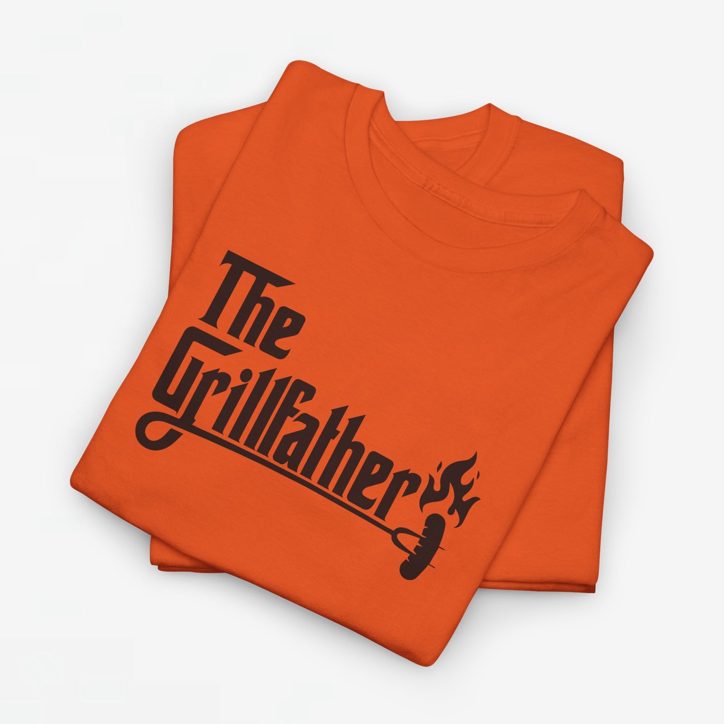 Vaderdag Papa Cadeau - T-shirt - The Grillfather (zwarte tekst) Oversized #2