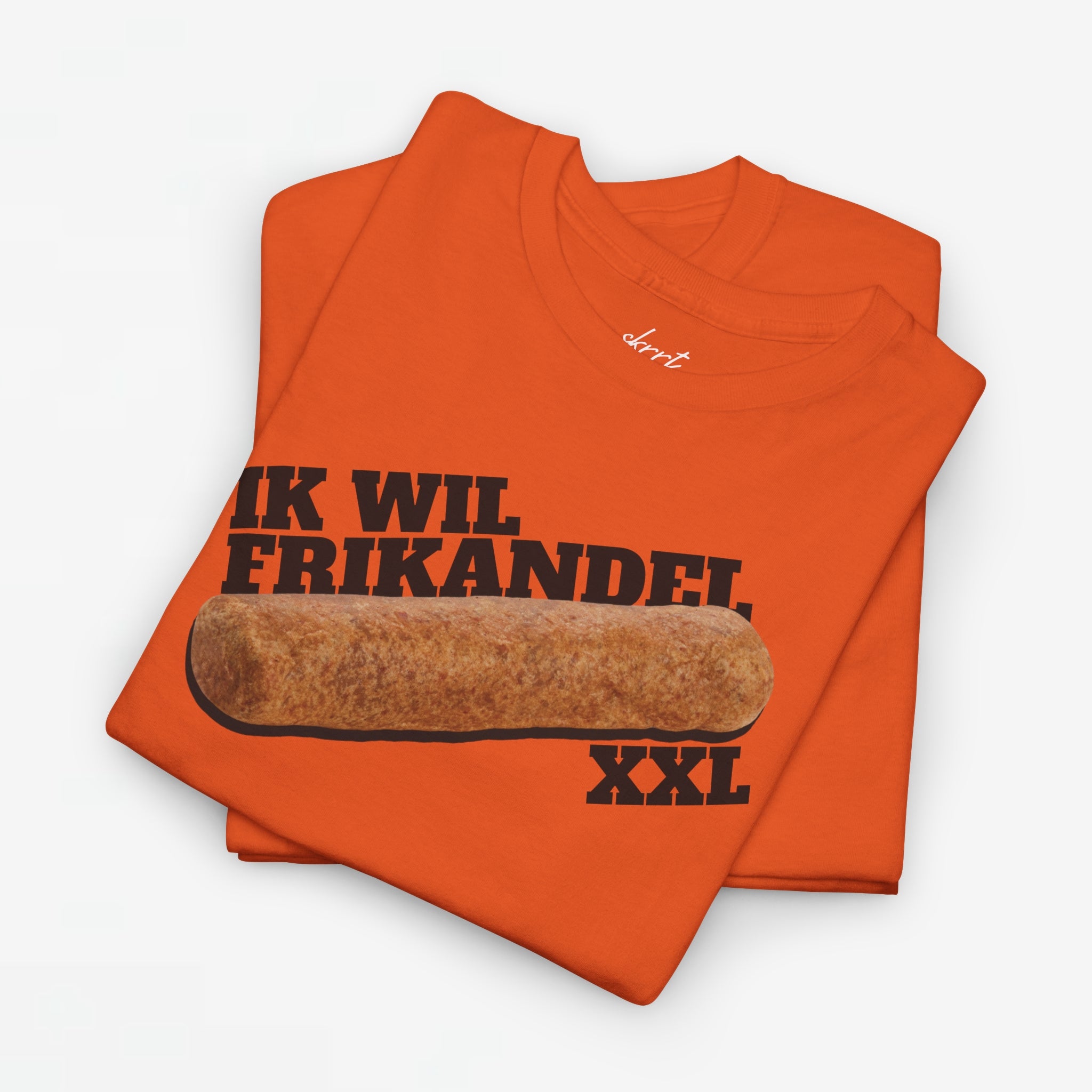 Ik wil Frikandel XXL | Front Print | Koningsdag T-shirt | Oversized