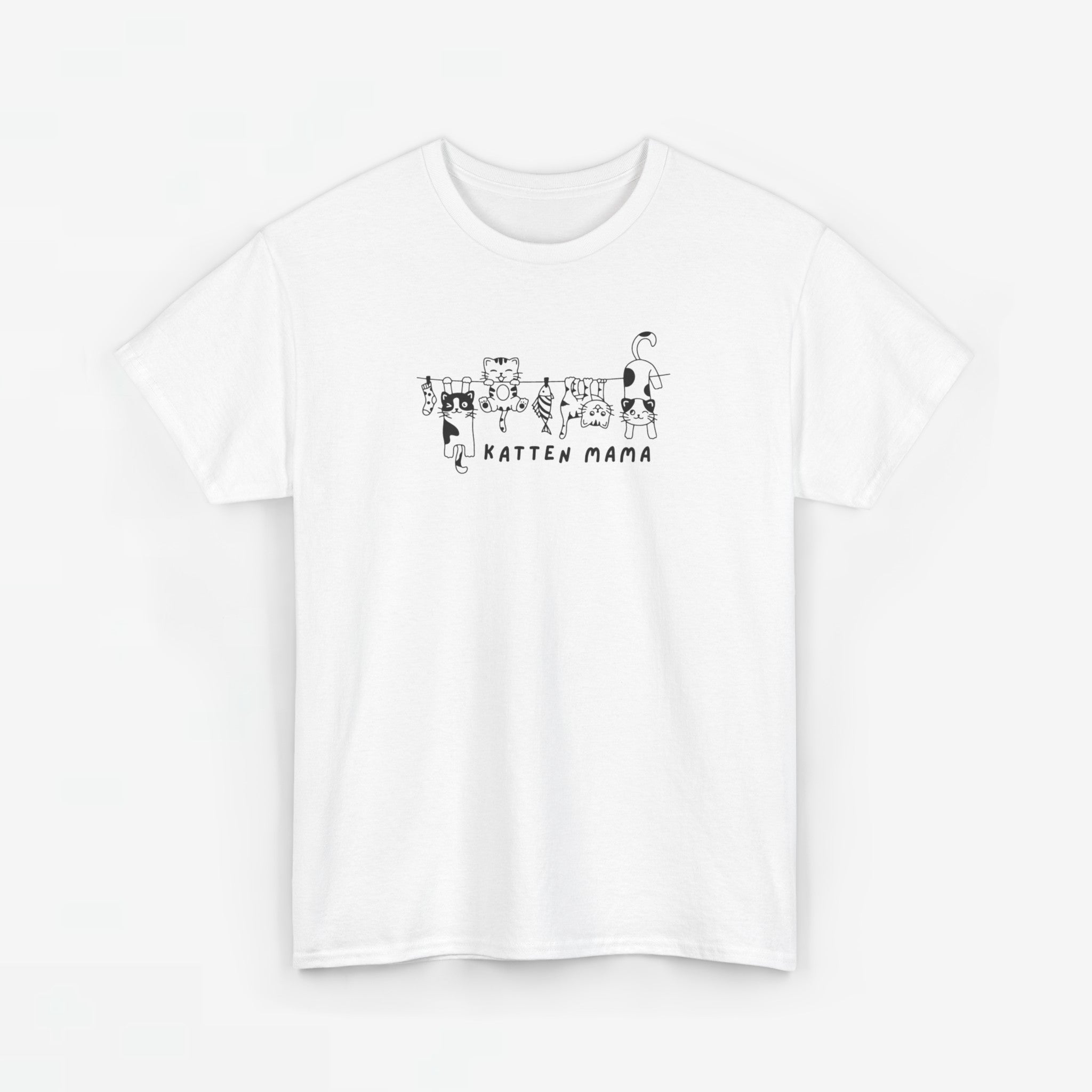 Moederdag Mama Cadeau - T-shirt - Katten Mama - Oversized - #63