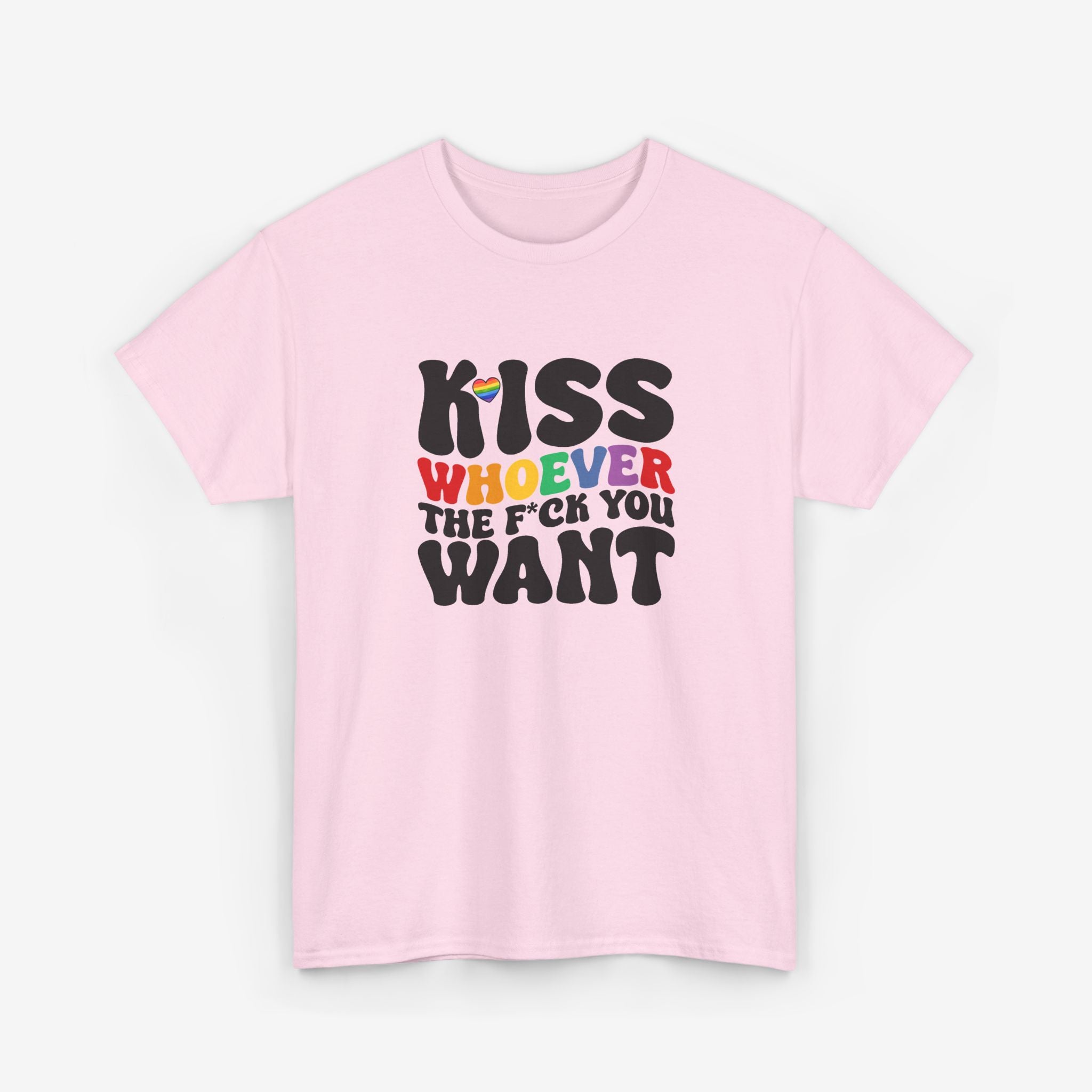 Gay Pride T-shirt - Kiss whoever the f*ck you want | SkrrtShirt
