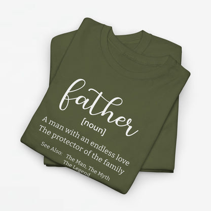 Vaderdag Papa Cadeau - T-shirt - Father Definition - Oversized #9