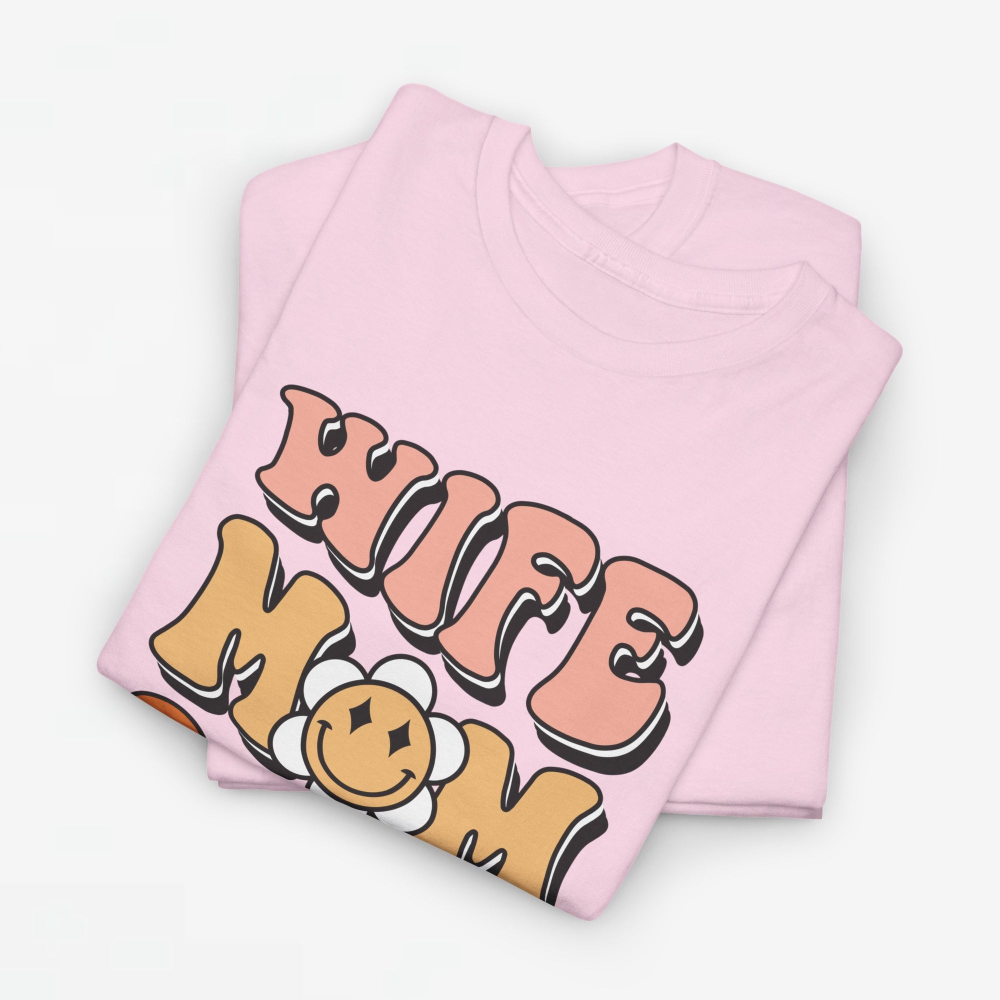 Moederdag Mama Cadeau - T-shirt - Wife Mom Boss - Oversized - #25