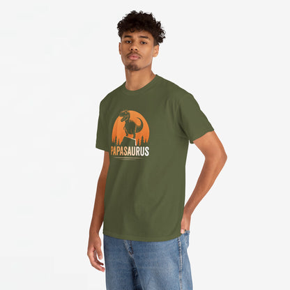 Vaderdag Papa Cadeau - T-shirt - Papasaurus - Oversized #40