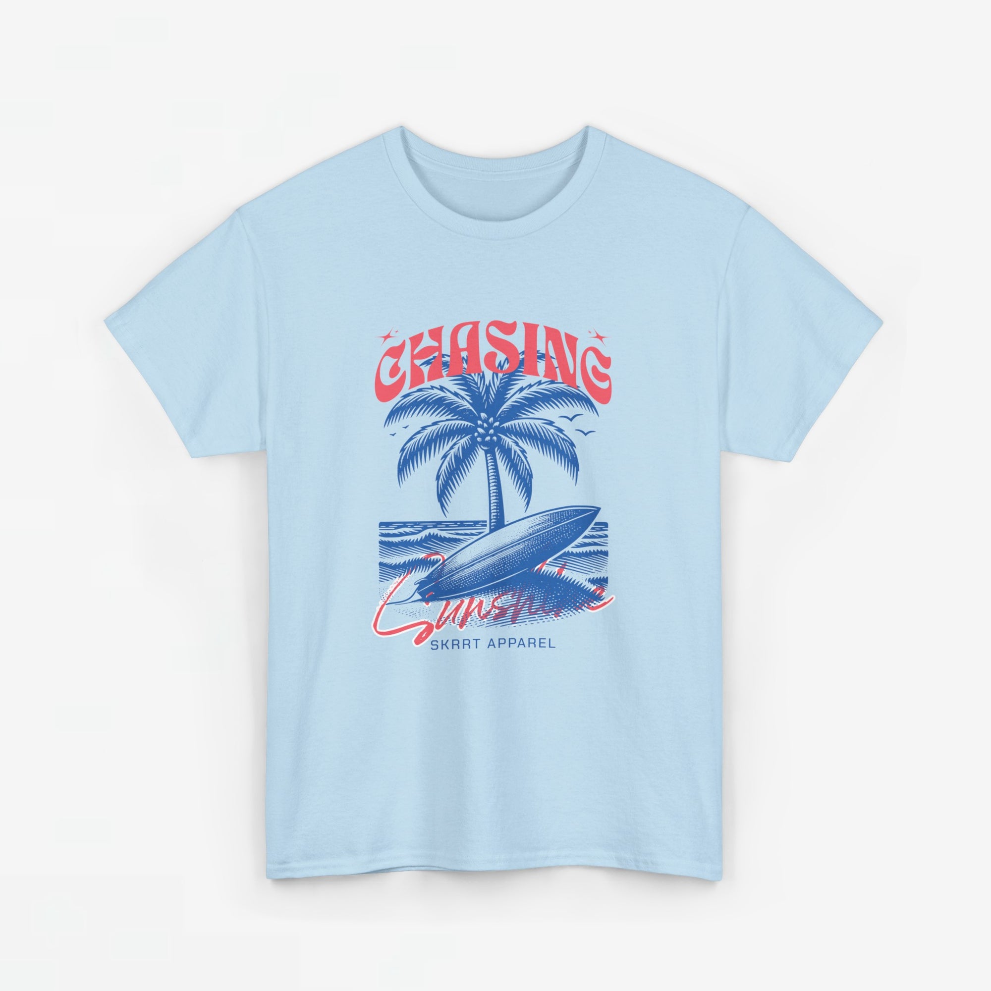 Heren Zomer Oversized T-shirt met print - Chasing Sunshine