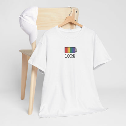 Gay Pride T-shirt - 100% Regenboog - Oversized #33