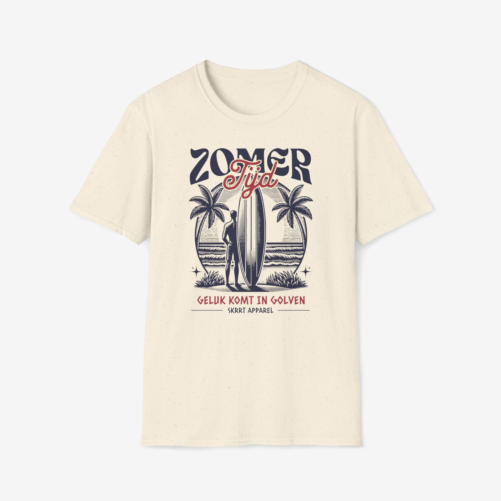 Dames Zomer T-shirt met print - Zomer Tijd | SkrrtShirt