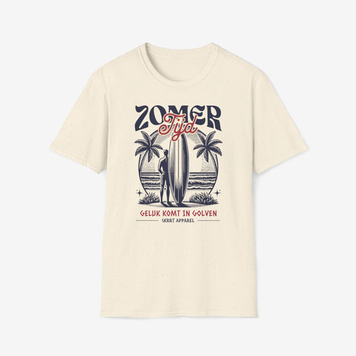 Dames Zomer T-shirt met print - Zomer Tijd | SkrrtShirt