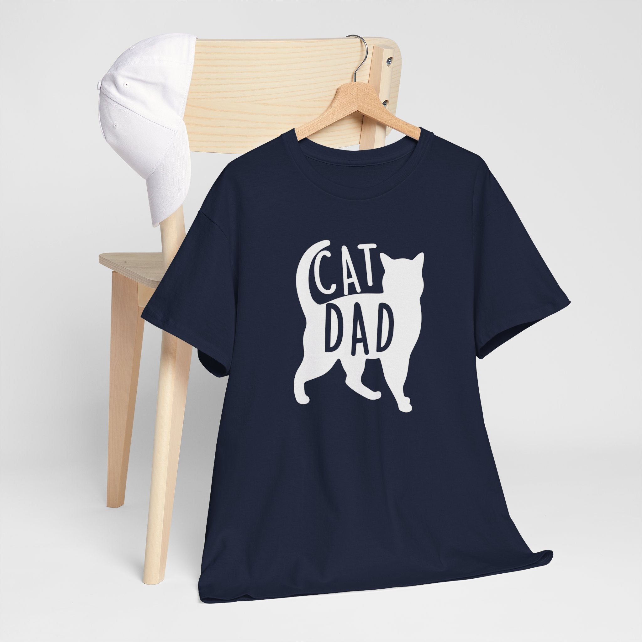 Vaderdag Papa Cadeau - T-shirt - Cat Dad - Oversized #26