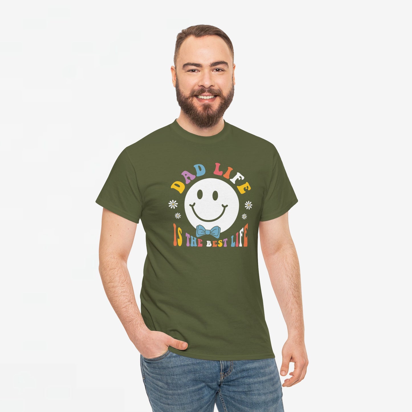 Vaderdag Papa Cadeau - T-shirt - Dad Life is the best Life - Oversized #39