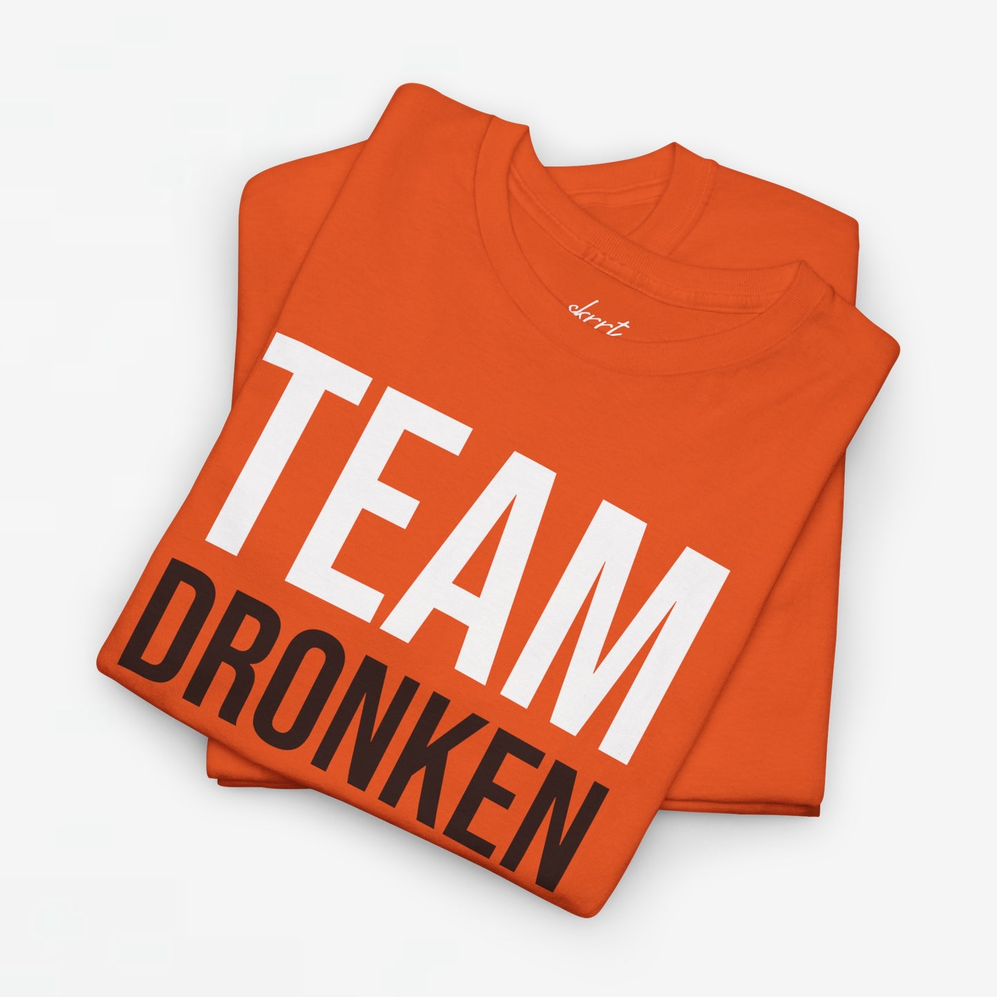 Team Dronken | Front Print | Koningsdag T-shirt | Oversized