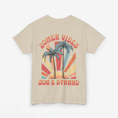 Zomer T-shirt voor Dames - Skrrtshirt Zomervakantie Oversized Tee #9 - Zon & Strand