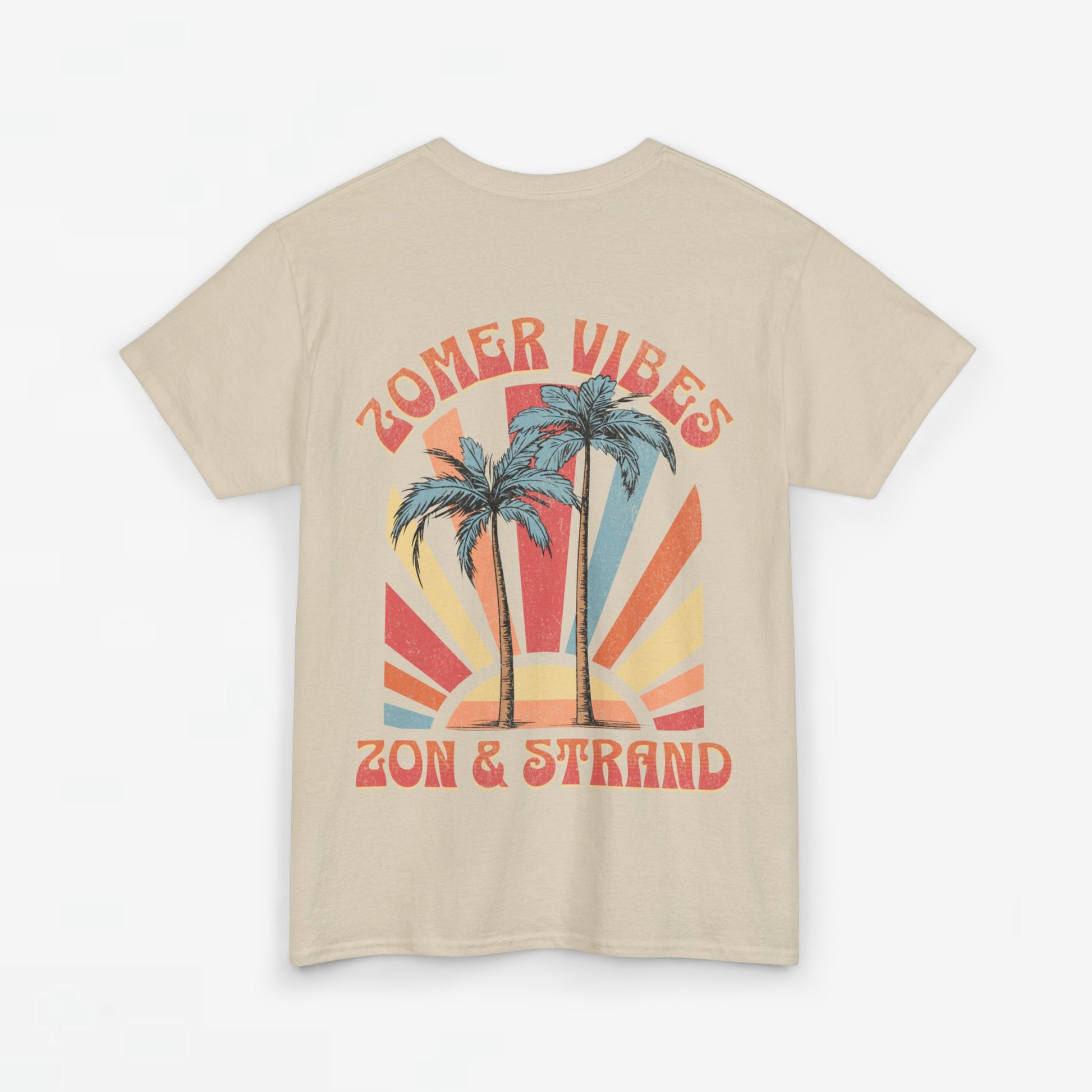 Zomer T-shirt voor Heren - Skrrtshirt Zomervakantie Oversized Tee #9 - Zon & Strand