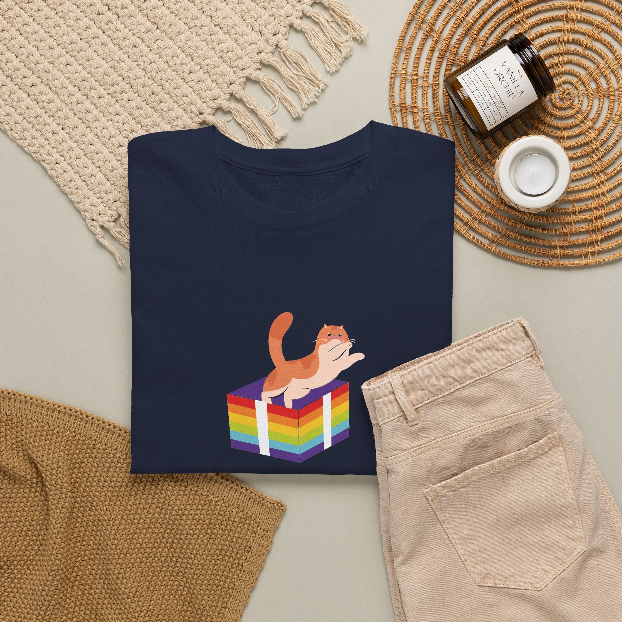 Gay Pride T-shirt - Kat Regenboog | SkrrtShirt