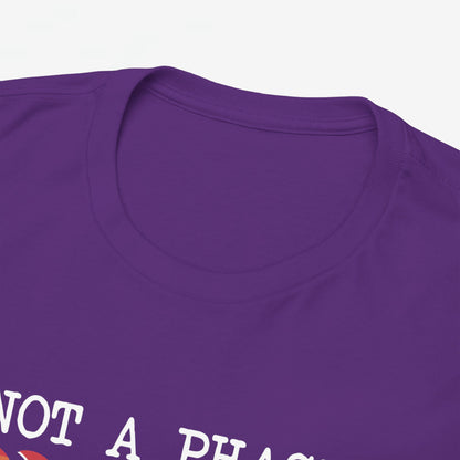 Gay Pride T-shirt - Not a phase (witte tekst) - Oversized #2