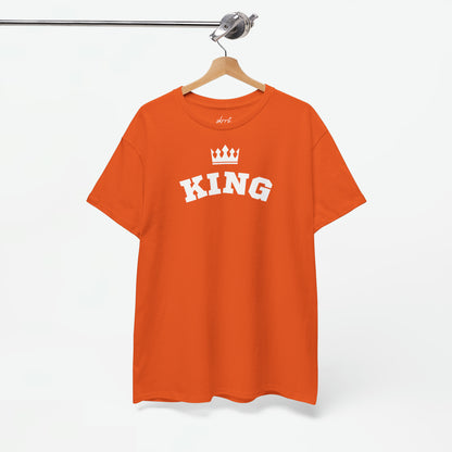 Oranje Shirt King | Front Print | Koningsdag T-shirt | Oversized | Heren