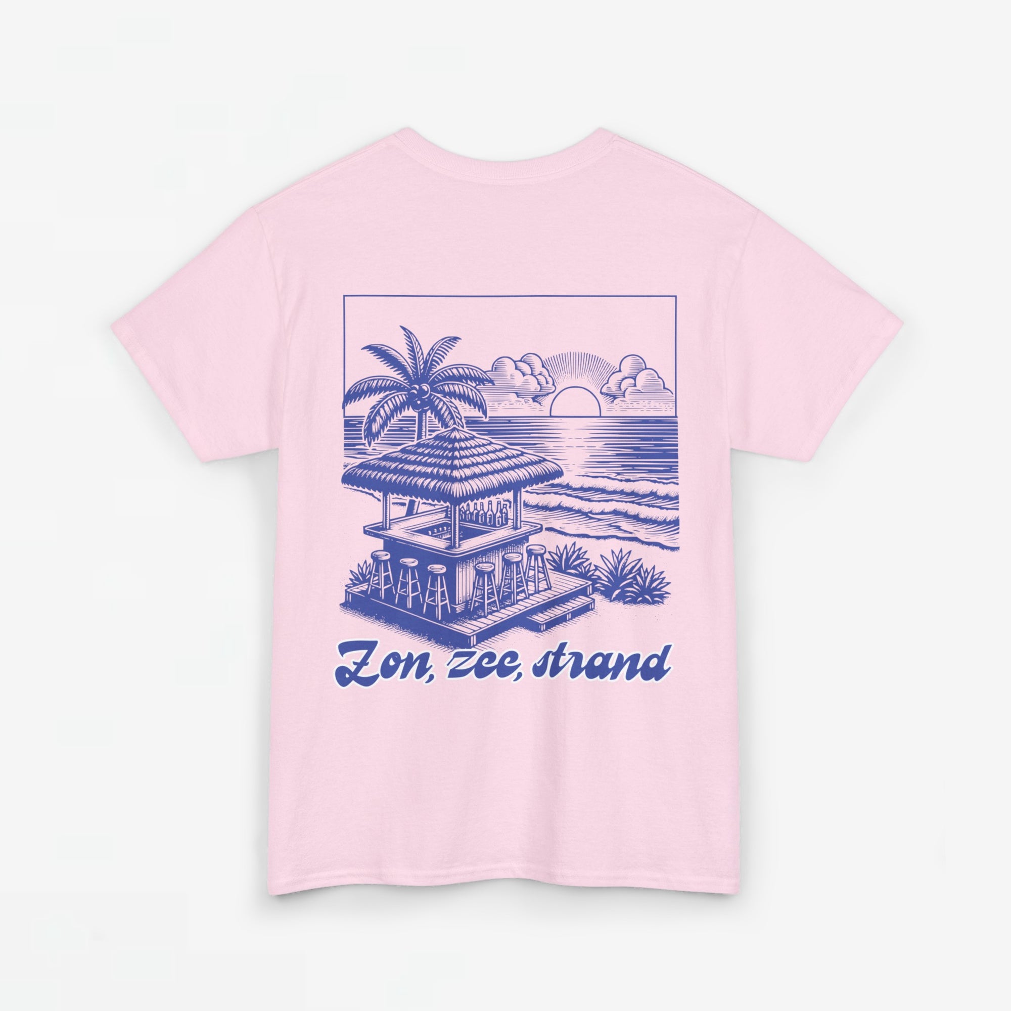 Zomer T-shirt voor Heren - Skrrtshirt Zomervakantie Oversized Tee #5- Zon, Zee, Strand
