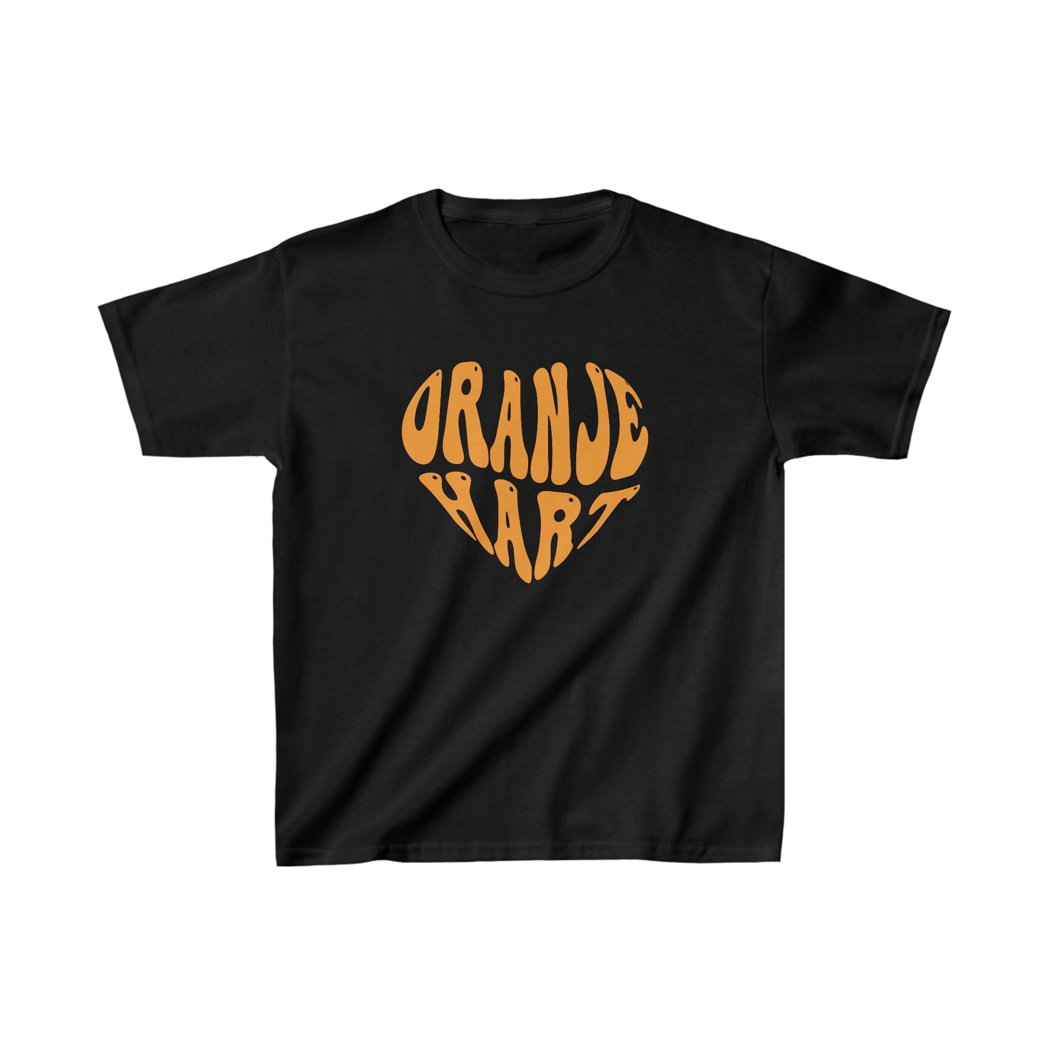 Oranje Hart | Front Print | Koningsdag Kinder T-shirt