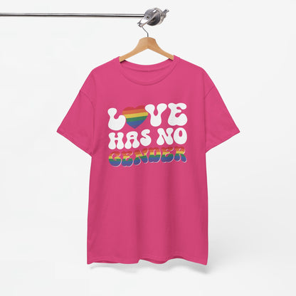 Gay Pride T-shirt - Love Has No Gender - Oversized #20