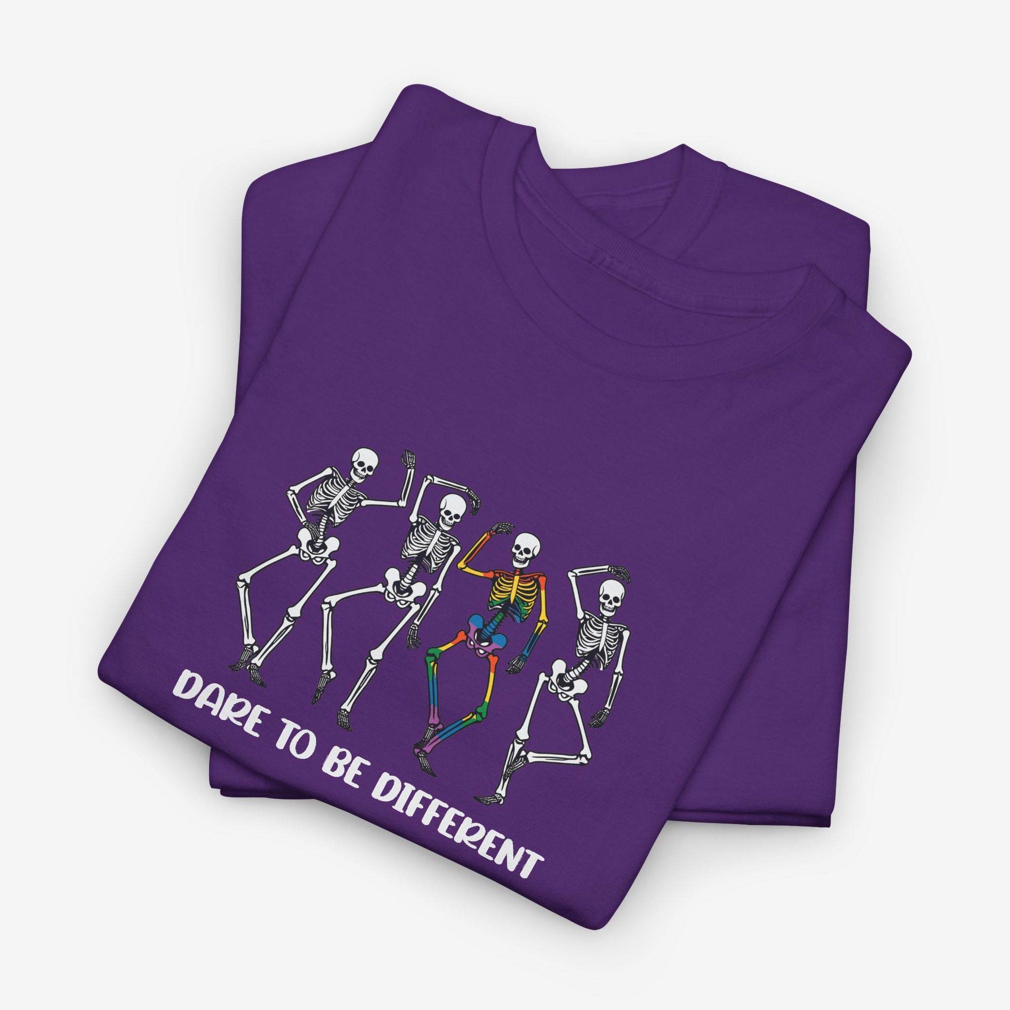 Gay Pride T-shirt - Skelet Dare to be different | SkrrtShirt