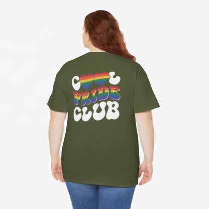 Gay Pride T-shirt - Cool Pride Club - Back Print - Oversized #21