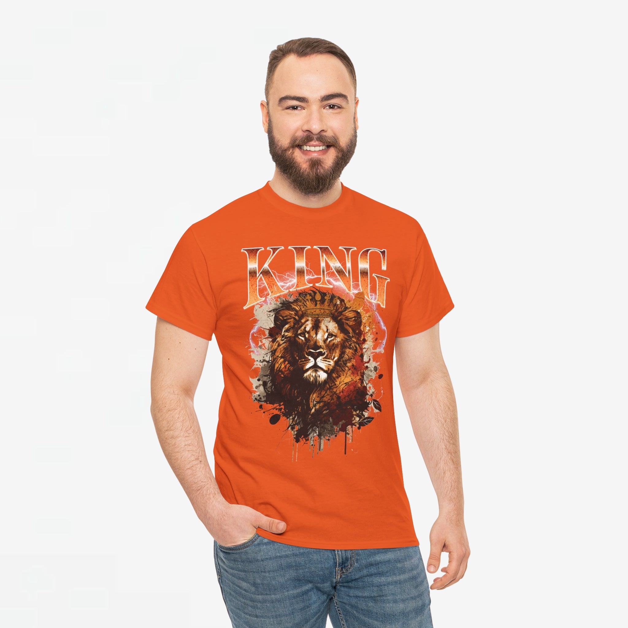 King 90s Vintage Bootleg | Front Print | Koningsdag T-shirt | Retro | Oversized