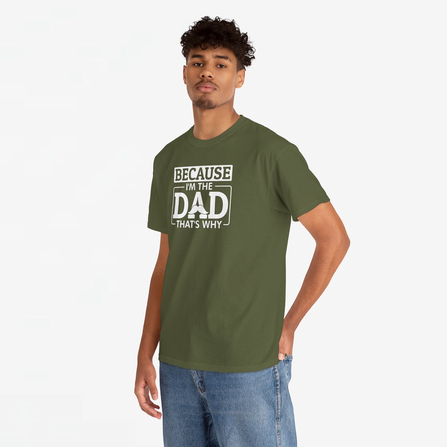 Vaderdag Papa Cadeau - T-shirt - Because I'm the Dad - Oversized #12