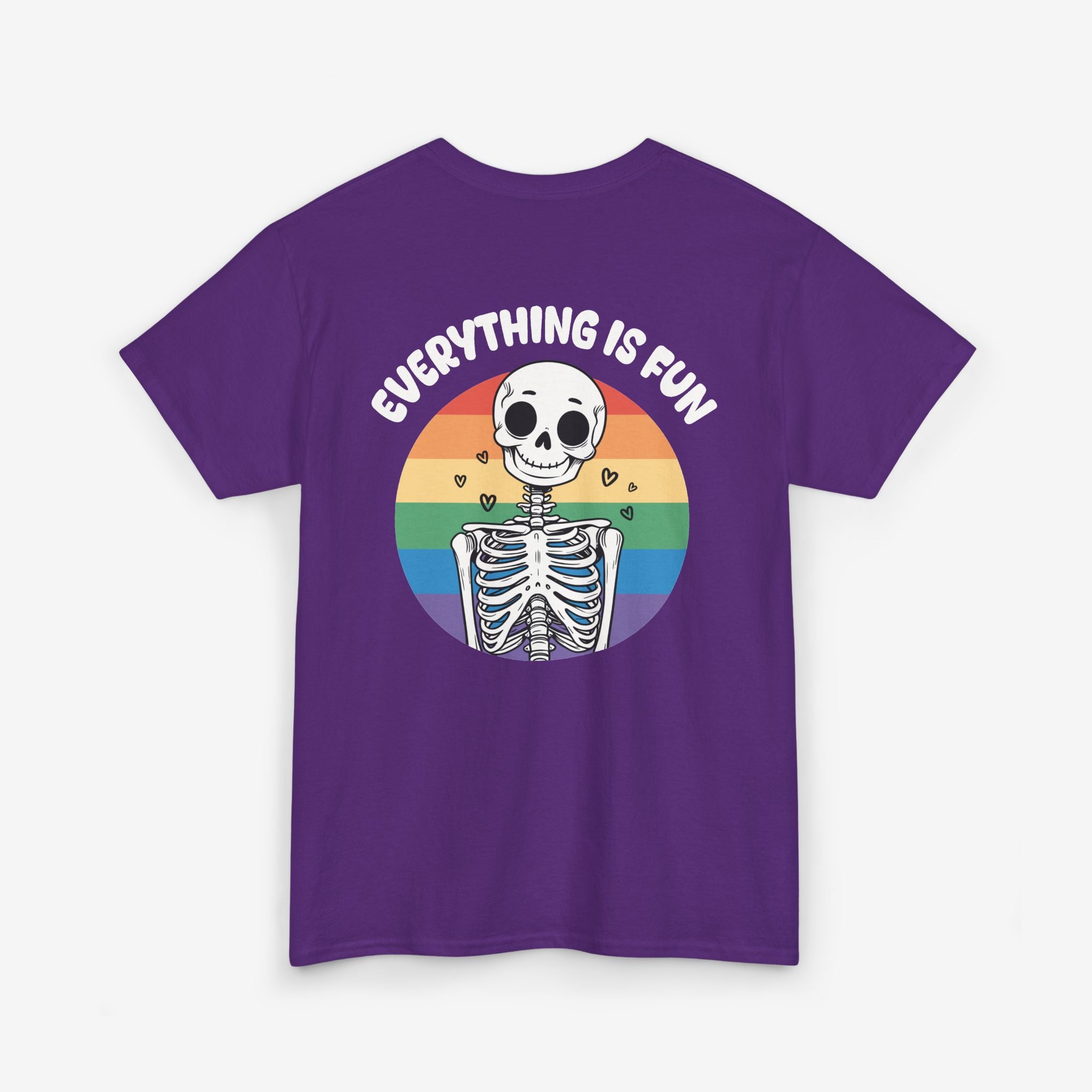 Gay Pride T-shirt - Skelet Everything is Fun | SkrrtShirt