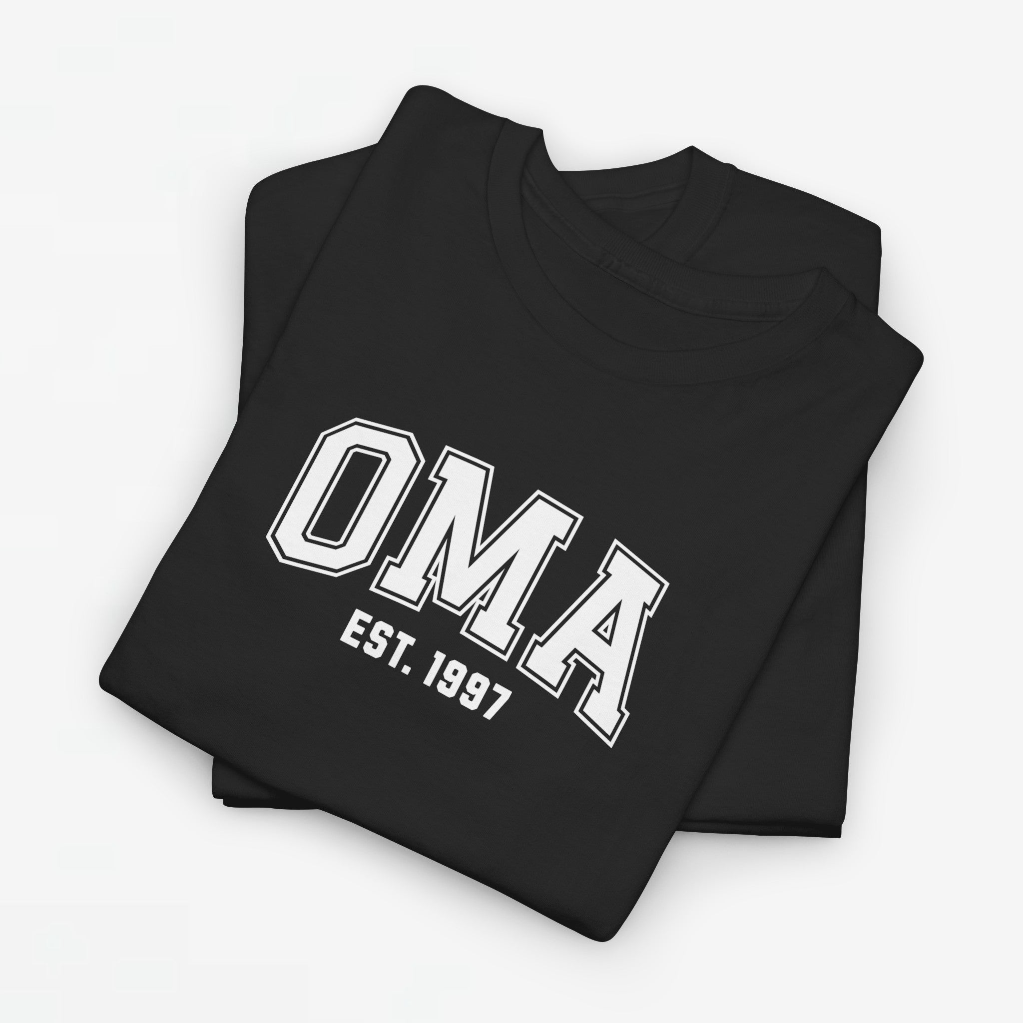 Gepersonaliseerde Moederdag Mama Cadeau - T-shirt - OMA - EST [Jaar]