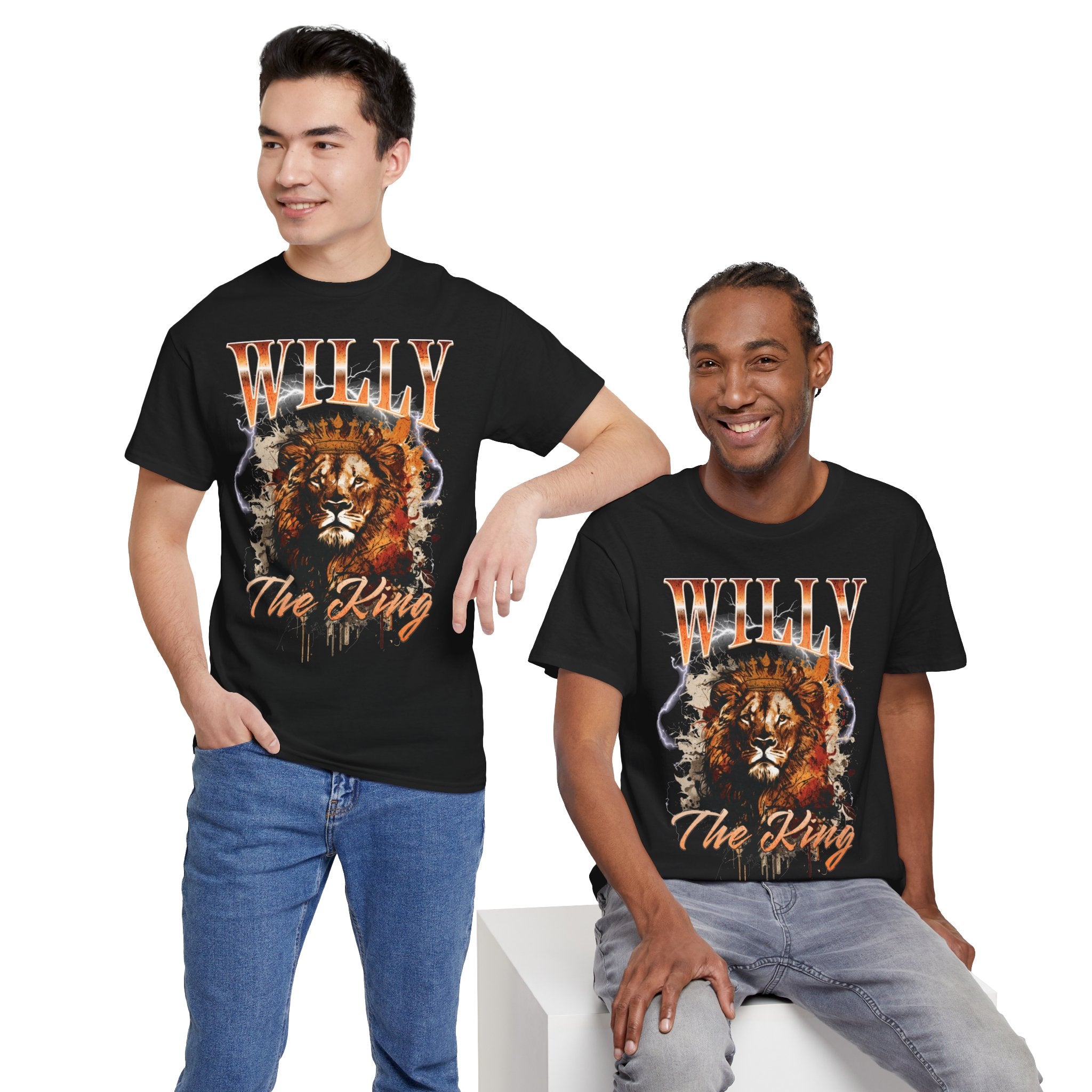 Willy The King 90s Vintage Bootleg | Front Print | Koningsdag T-shirt | Retro | Oversized
