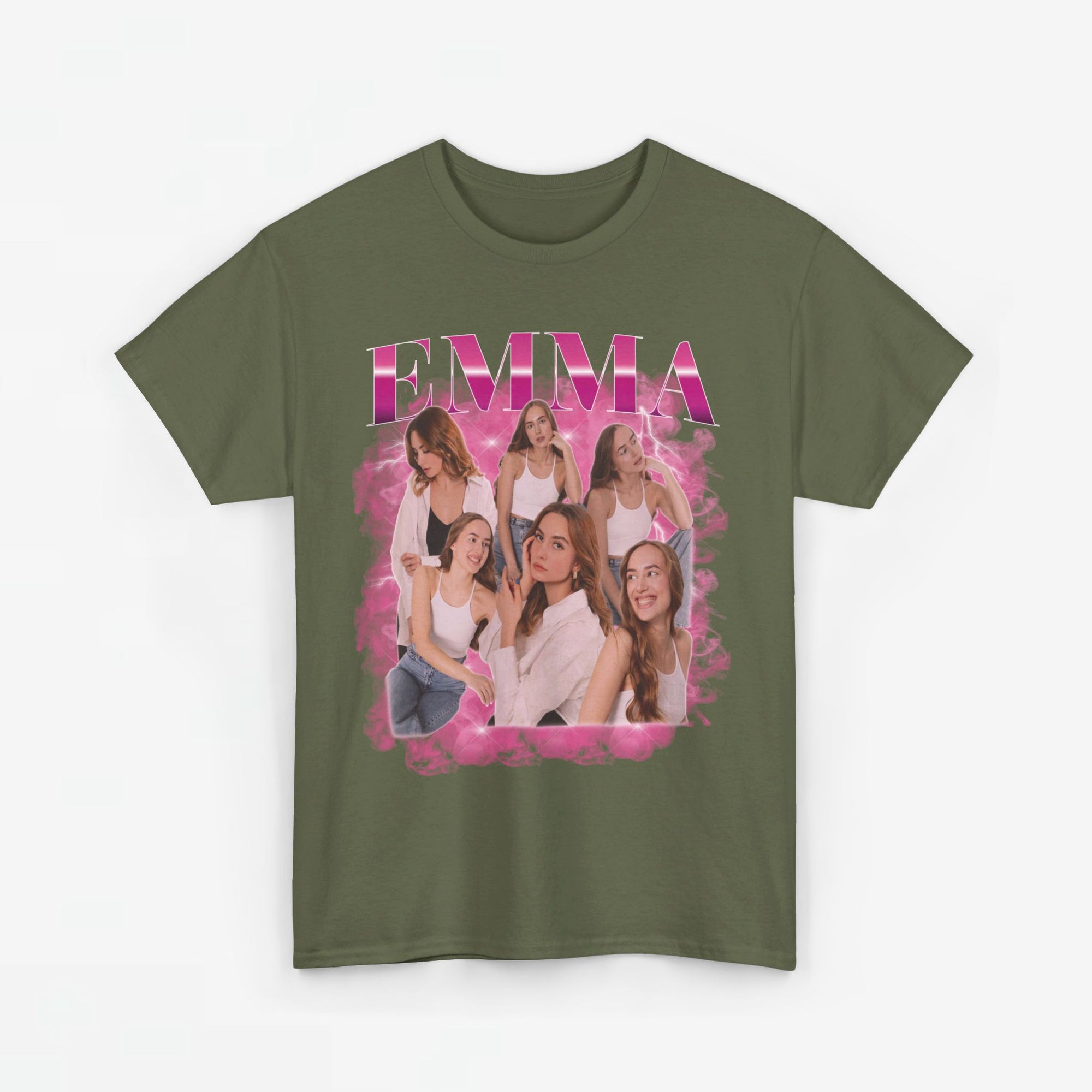 Gepersonaliseerde Cadeau - Vriendin/Vrouw Foto T-shirt - Grappige 90s Bootleg Shirt