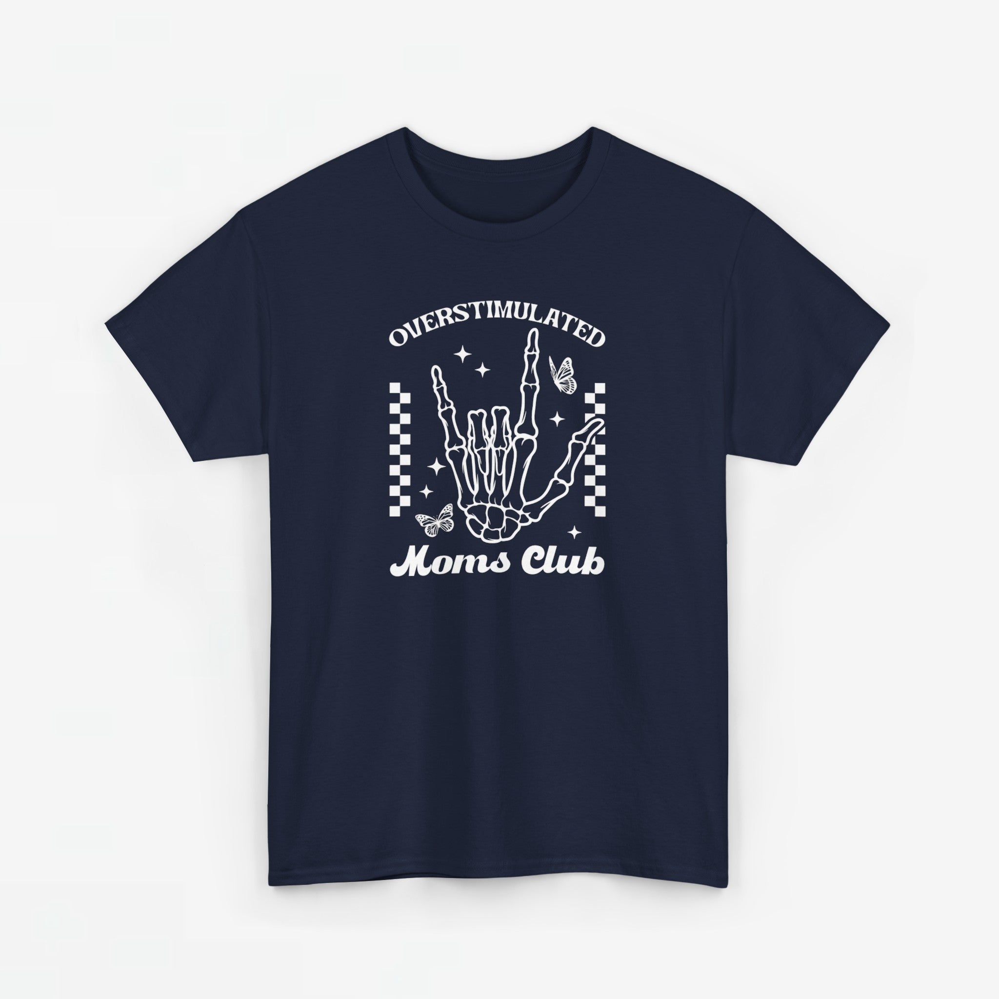 Moederdag Mama Cadeau - T-shirt - Overstimulated Moms Club - Oversized - #47