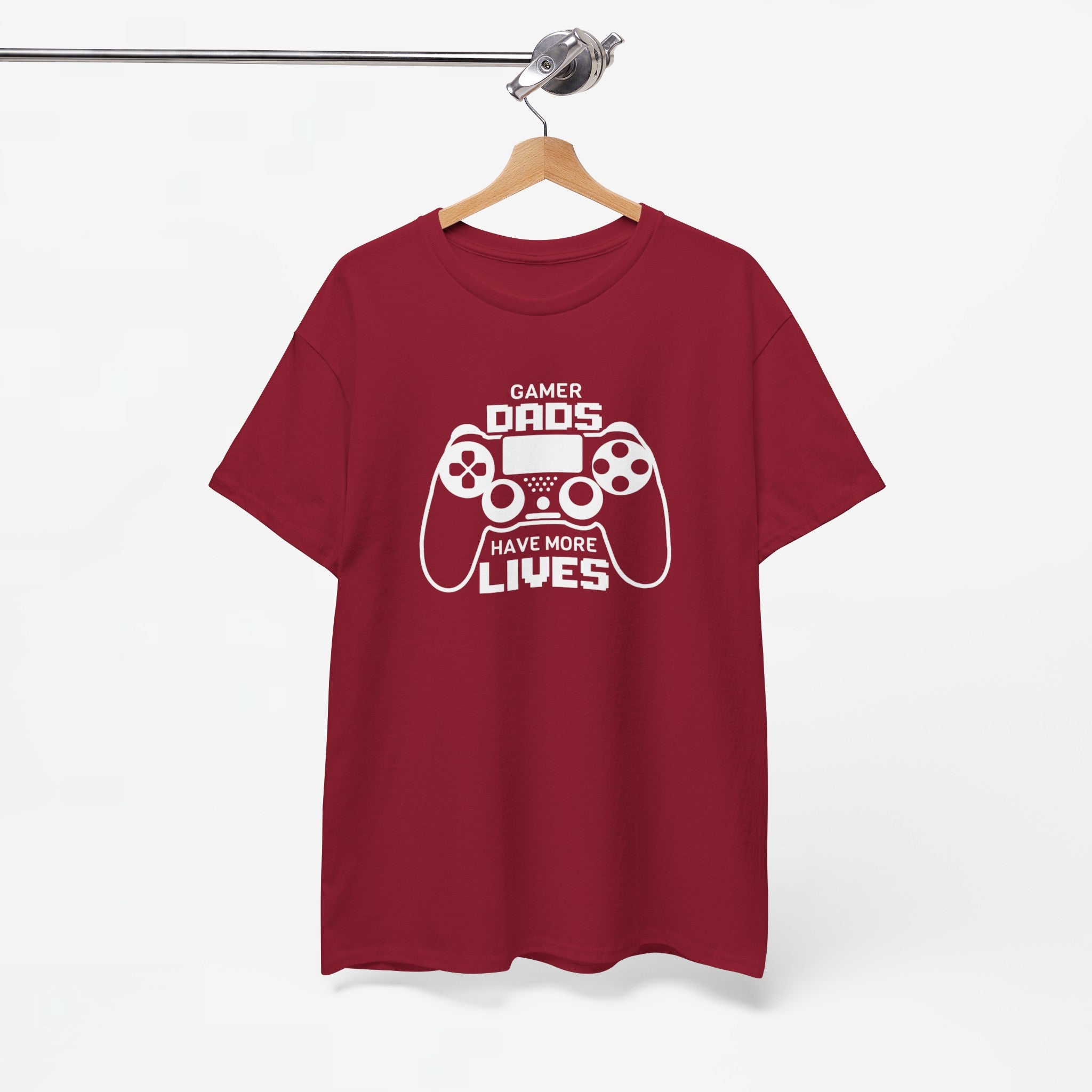 Vaderdag Papa Cadeau - T-shirt - Gamer Dads have more lives - Oversized #22