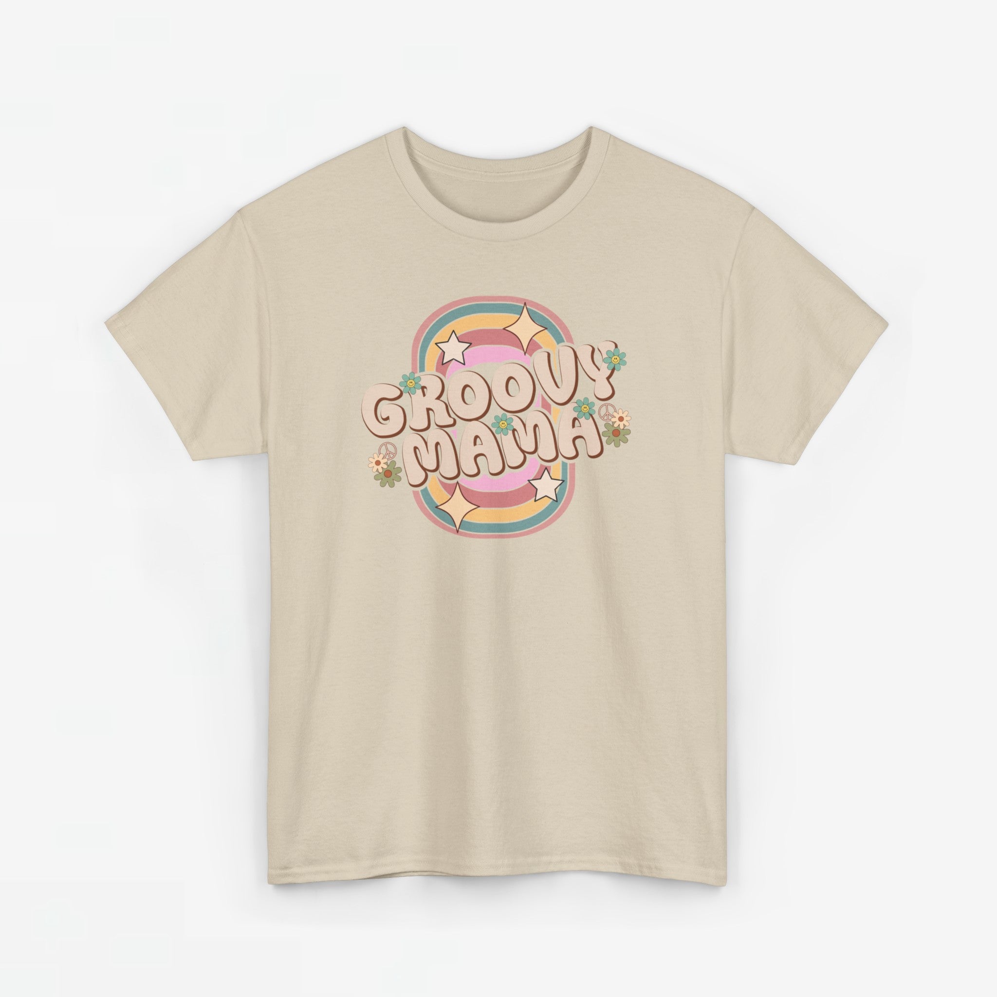 Moederdag Mama Cadeau - T-shirt - Groovy Mama - Oversized - #45