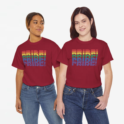 Gay Pride T-shirt - PRIDE! - Oversized #46