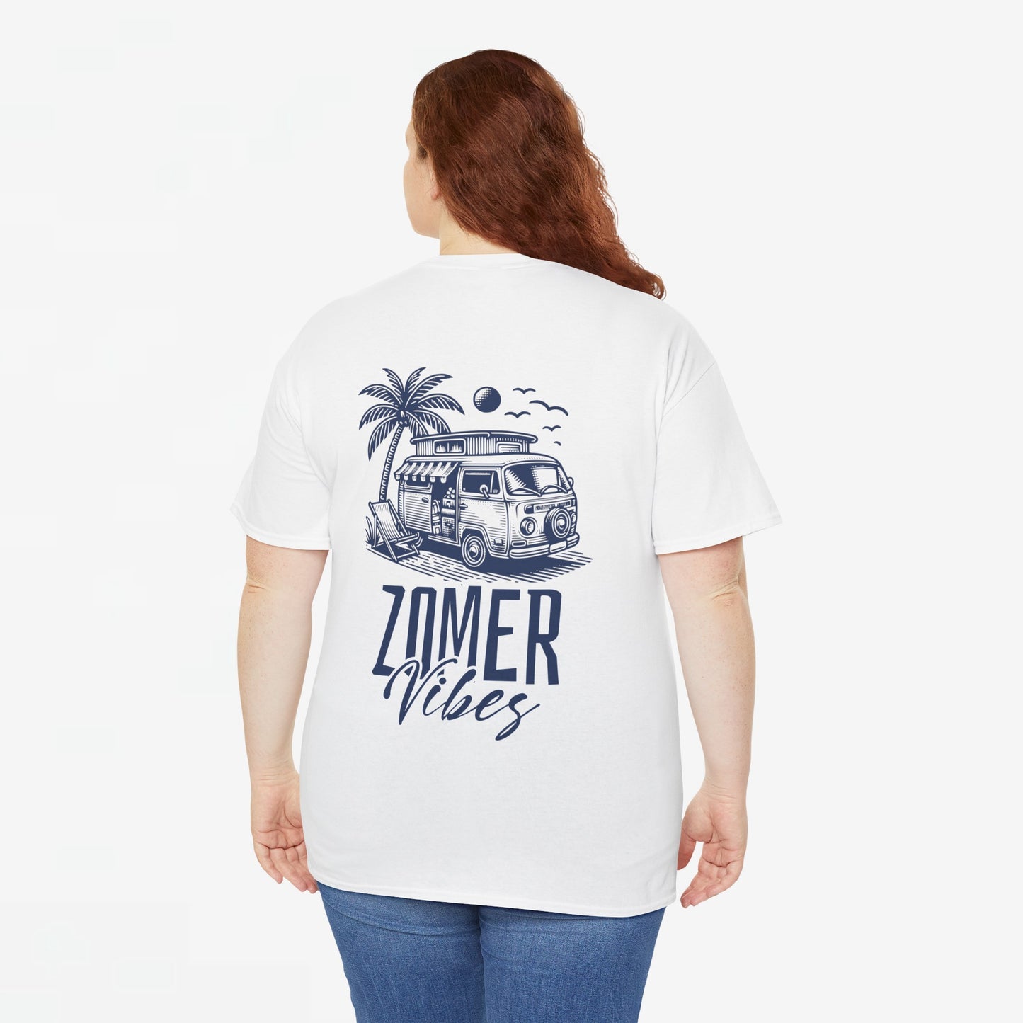 Zomer T-shirt voor Dames - Skrrtshirt Zomervakantie Oversized Tee #7 - Zomer Vibes