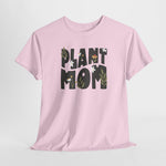 Roze T-shirt met 'Plant Mom'-opdruk in groene en zwarte tinten