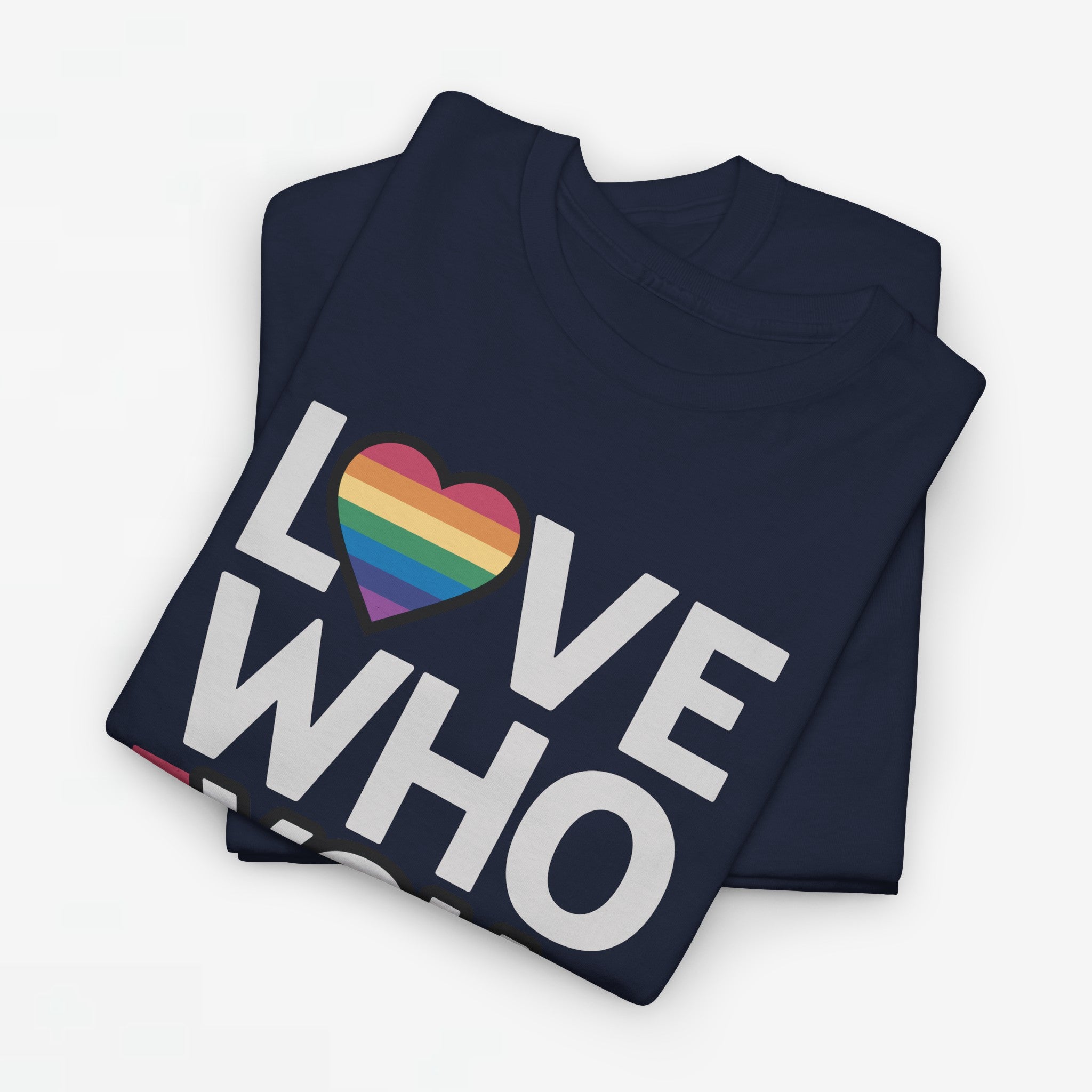 Gay Pride T-shirt - Love Who You Want - Oversized #52