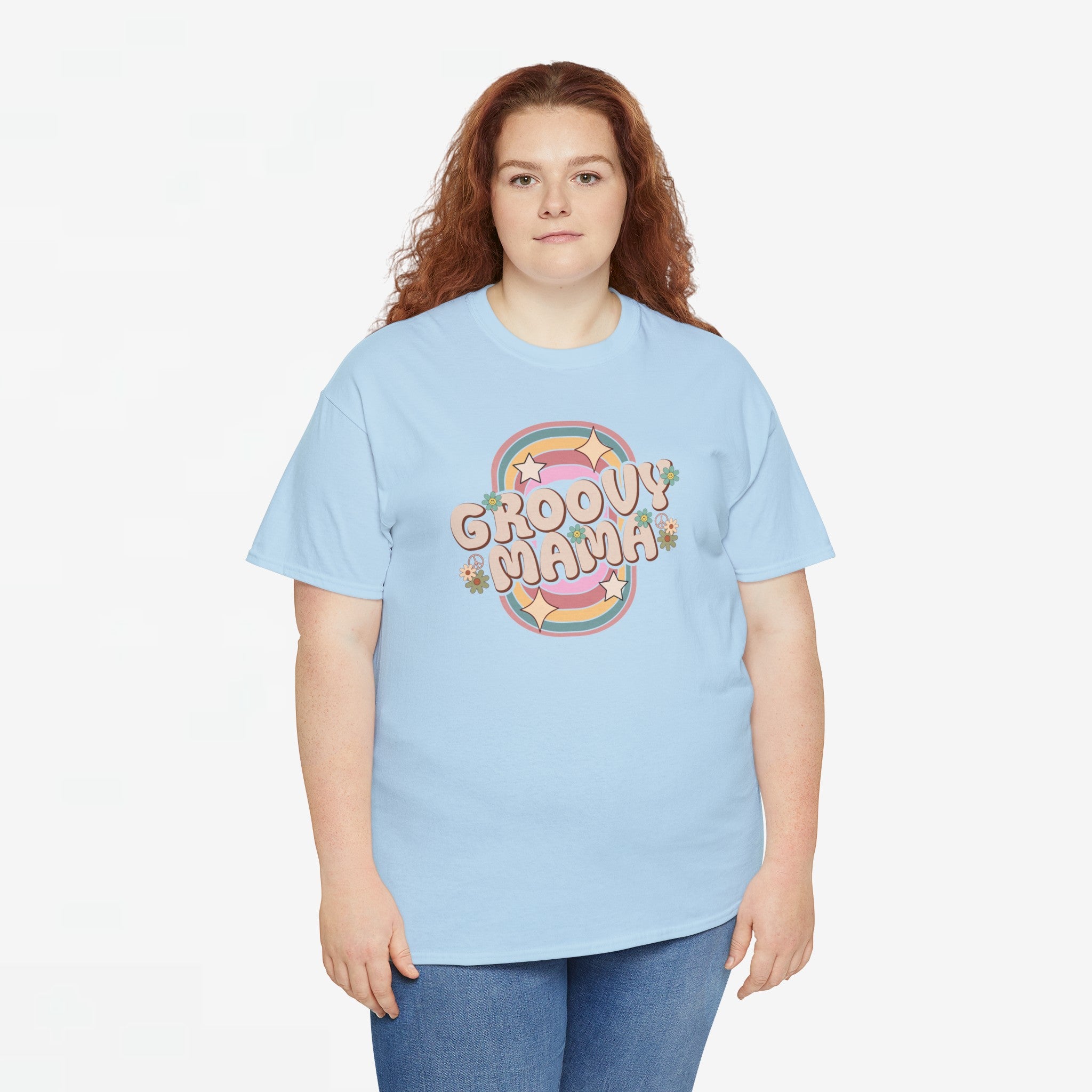 Moederdag Mama Cadeau - T-shirt - Groovy Mama - Oversized - #45