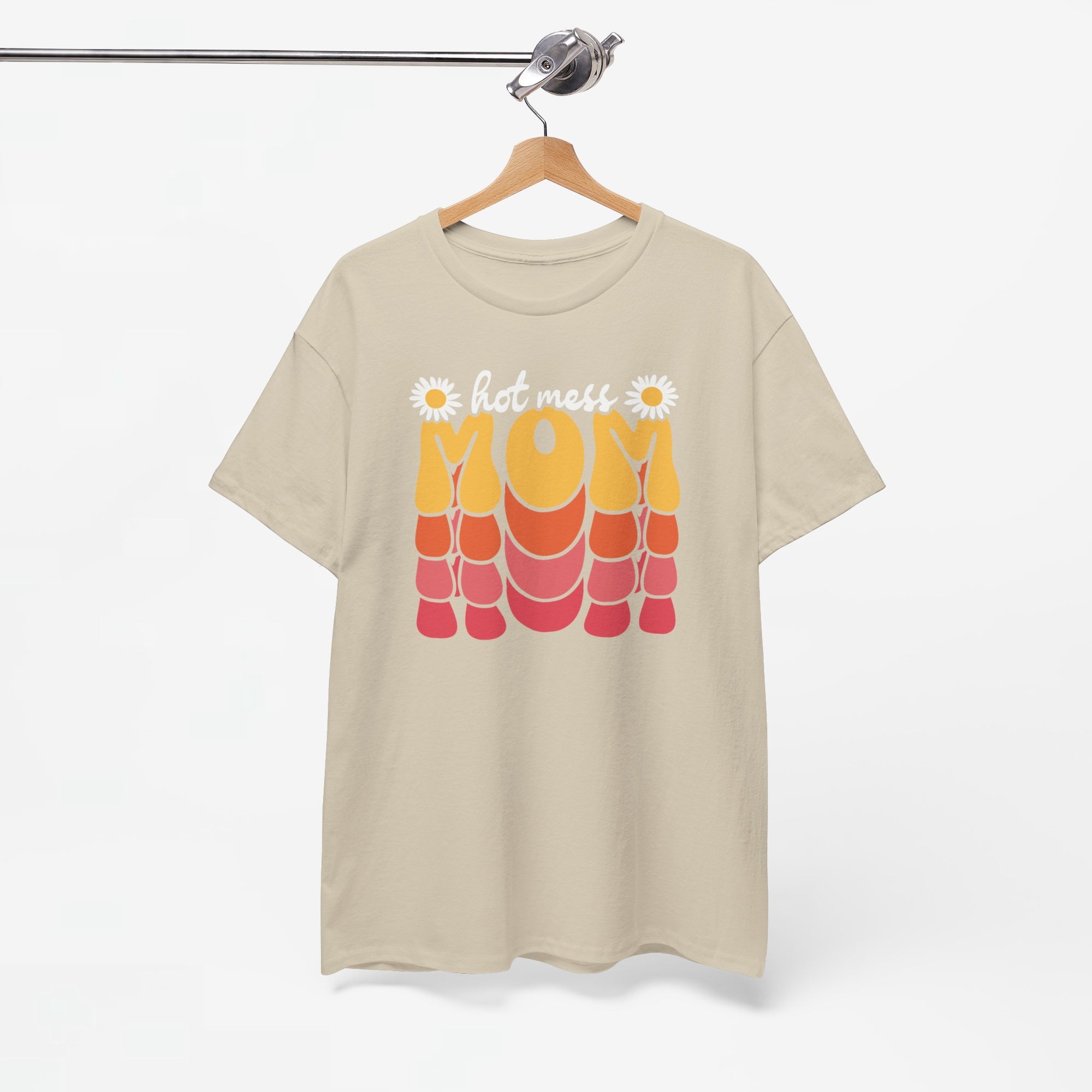 Moederdag Mama Cadeau - T-shirt - Hot Mess Mom - Oversized - #31