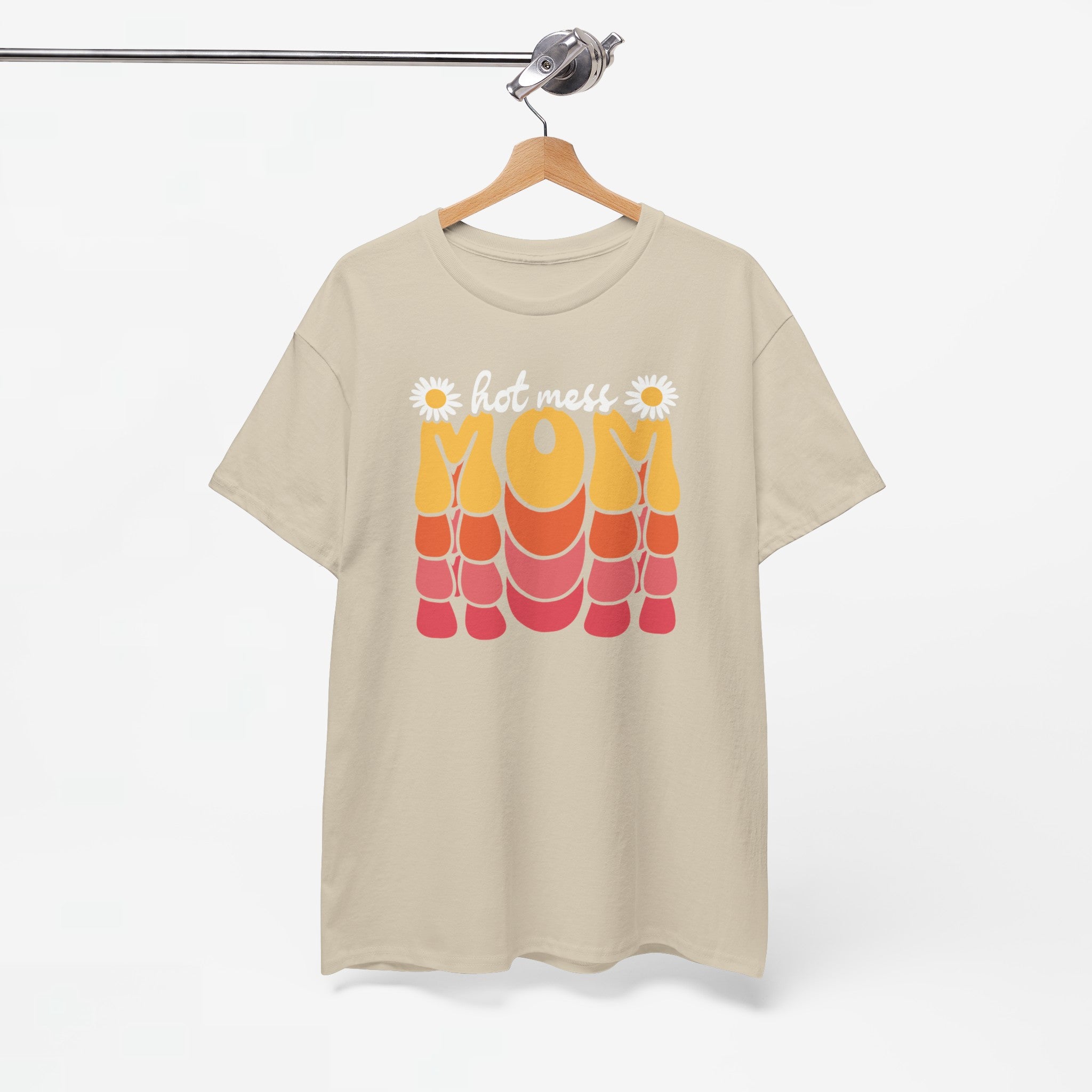 Moederdag Mama Cadeau - T-shirt - Hot Mess Mom - Oversized - #31